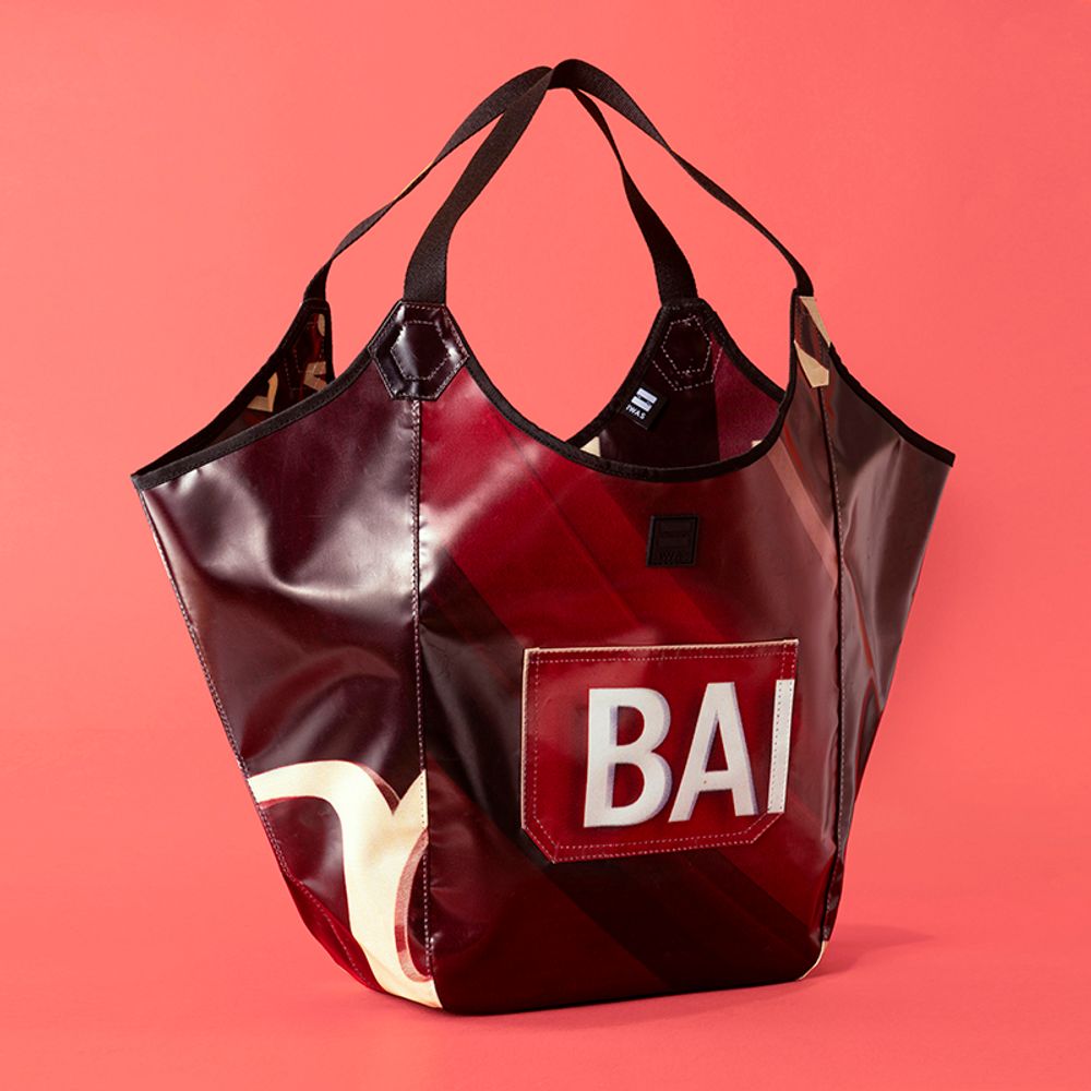 Shopping baskets - Tote Bag Billboard Upcycling - IWAS PRODUCTS