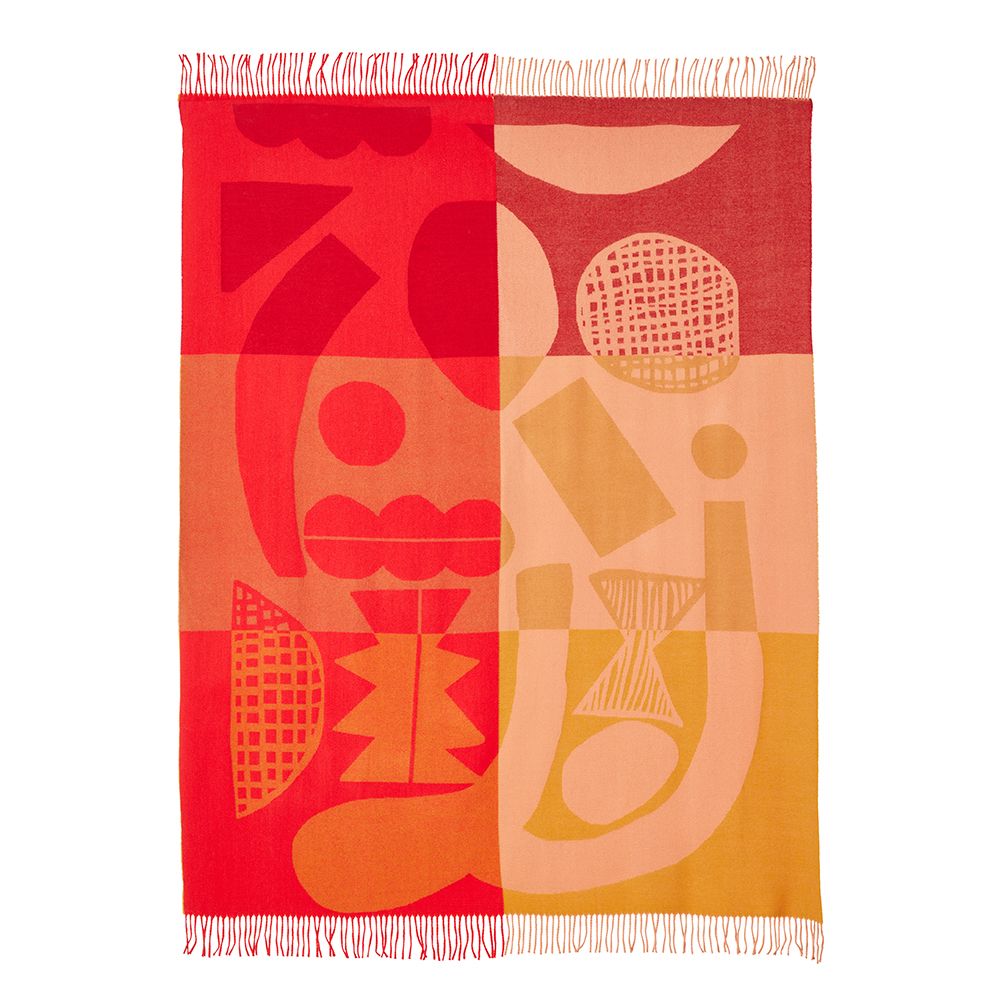 Plaids - Abstract Shapes Throw - DONNA WILSON