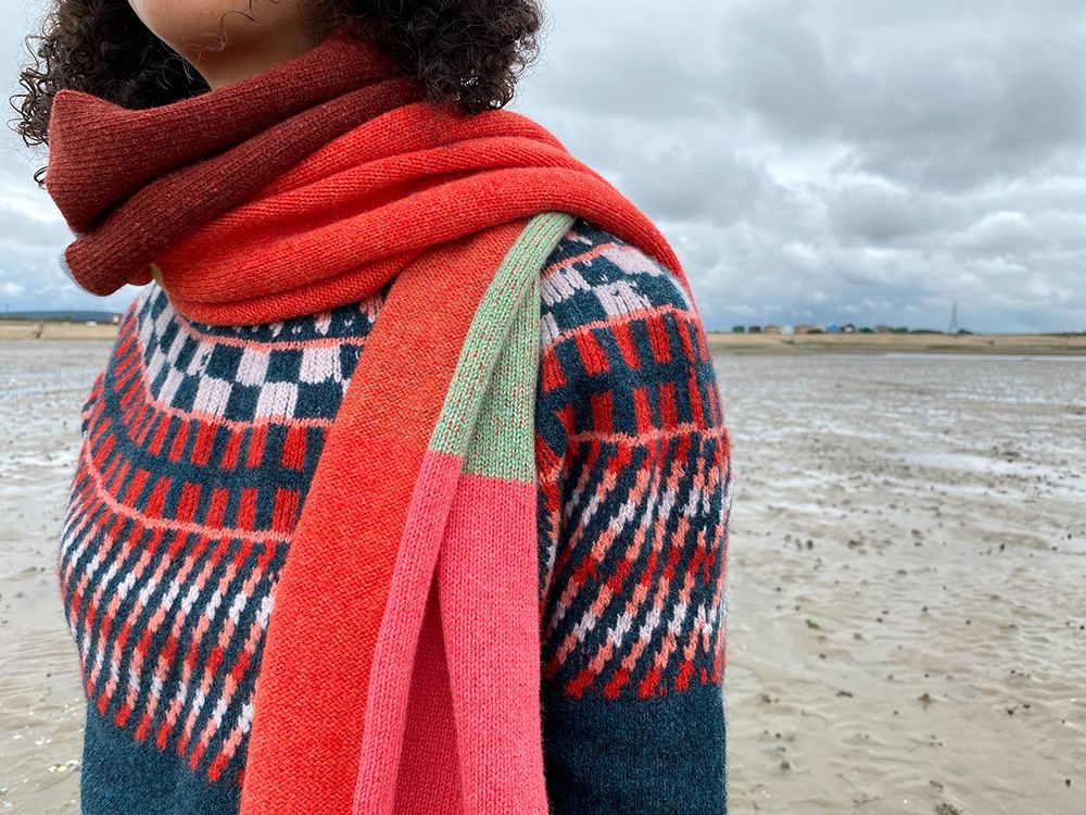 Scarves - Colourblock Scarf - DONNA WILSON