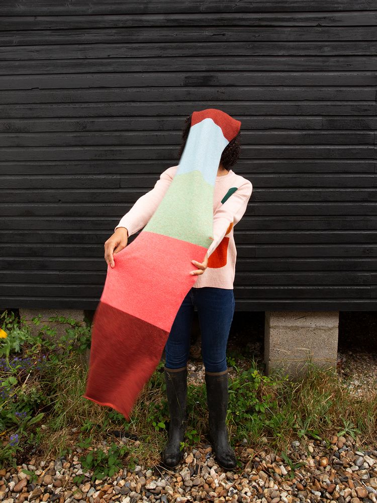Scarves - Colourblock Scarf - DONNA WILSON