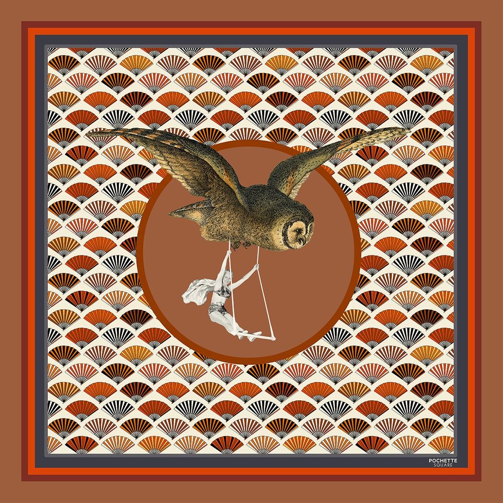 Foulards et écharpes - This is my Owl. - POCHETTE SQUARE