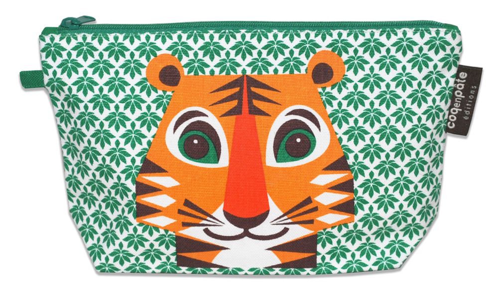 Pochettes - Trousse 100% Coton Biologique certifié Lion - COQ EN PATE
