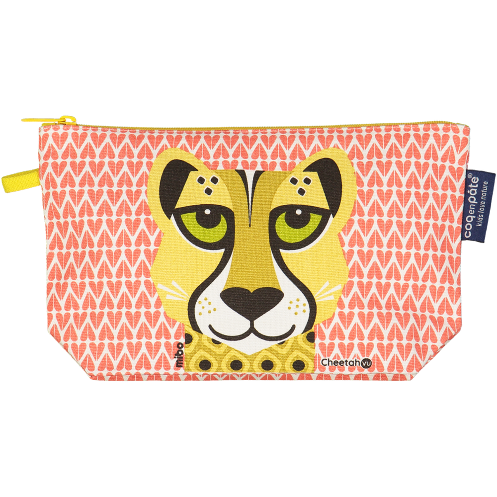 Pochettes - Trousse 100% Coton Biologique certifié Lion - COQ EN PATE