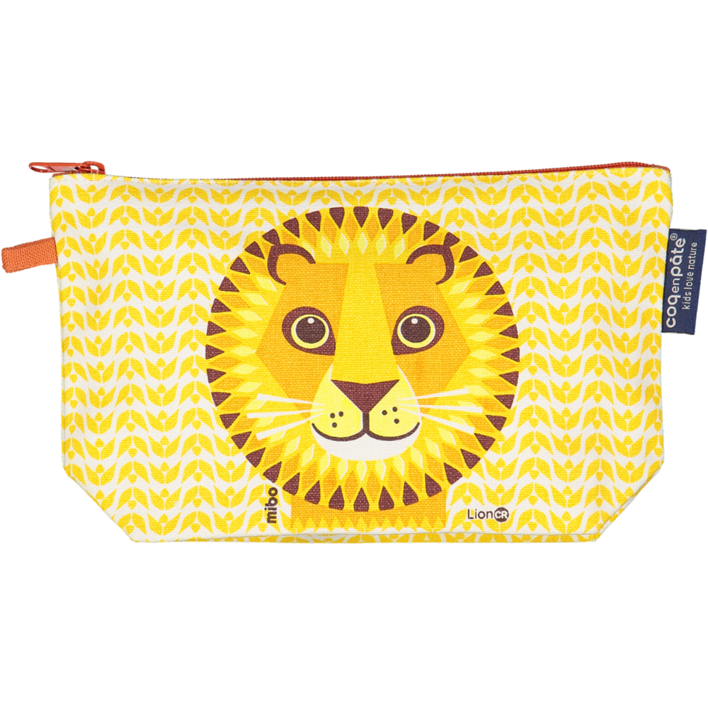 Pochettes - Trousse 100% Coton Biologique certifié Lion - COQ EN PATE