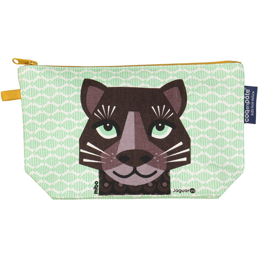 Pochettes - Trousse 100% Coton Biologique certifié Lion - COQ EN PATE
