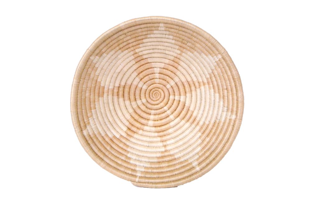 Platter and bowls - Hope 12" Large Round Wheat Basket - ALL ACROSS AFRICA + KAZI