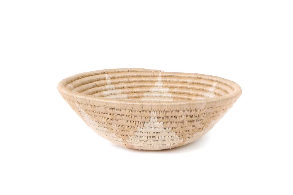 Platter and bowls - Hope 12" Large Round Wheat Basket - ALL ACROSS AFRICA + KAZI