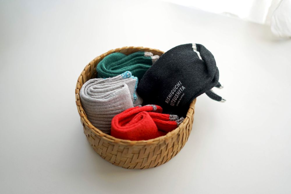Socks - SILK COTTON SOCKS - NISHIGUCHI KUTSUSHITA