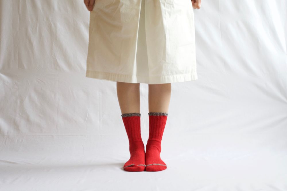 Socks - SILK COTTON SOCKS - NISHIGUCHI KUTSUSHITA