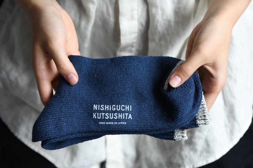 Socks - SILK COTTON SOCKS - NISHIGUCHI KUTSUSHITA