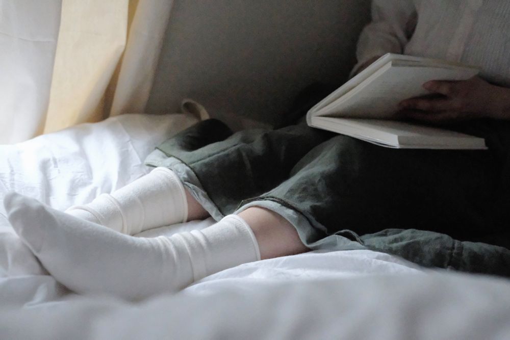 Chaussettes - CASHMERE COTTON SOCKS - NISHIGUCHI KUTSUSHITA