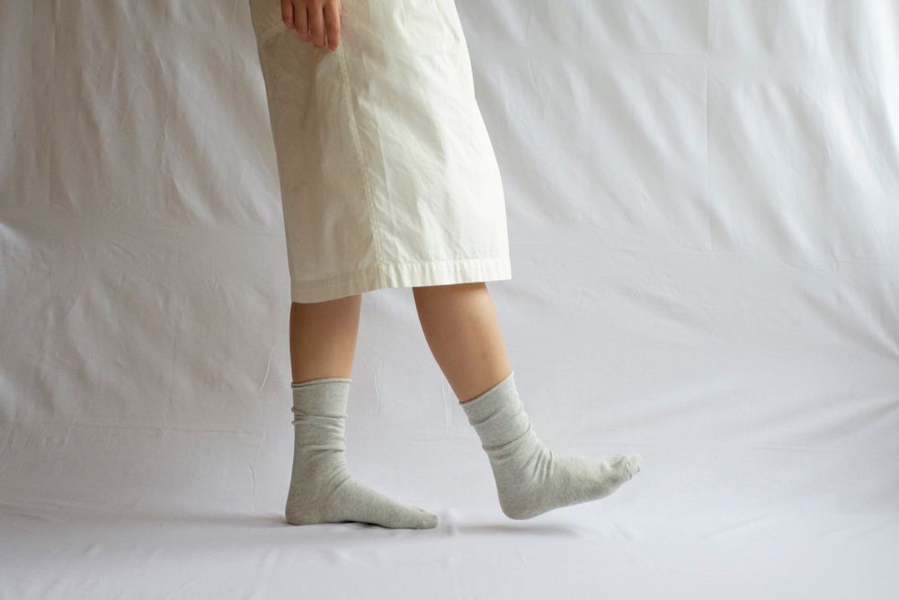 Chaussettes - CASHMERE COTTON SOCKS - NISHIGUCHI KUTSUSHITA