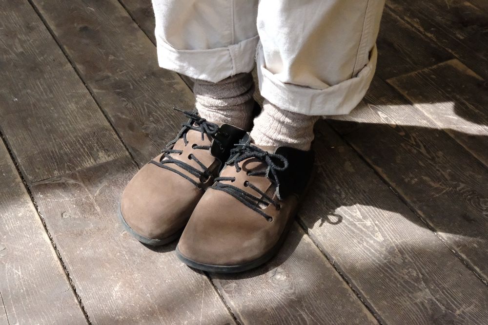 Socks - ALPACA WOOL CABLE SOCKS - NISHIGUCHI KUTSUSHITA