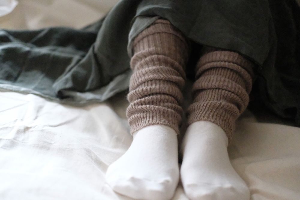 Socks - ALPACA WOOL ARM & LEG WARMERS - NISHIGUCHI KUTSUSHITA