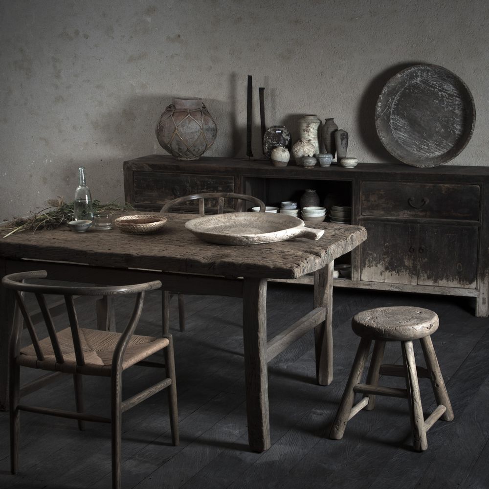 Dining Tables - Decorative objects antique furniture - ATMOSPHÈRE D'AILLEURS