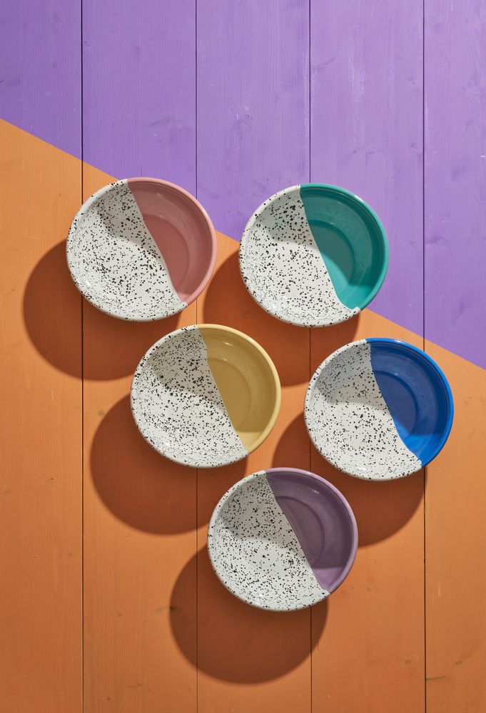 Kitchenettes - Mind-Pop Big + Small Bowls - KAPKA ENAMELWARE