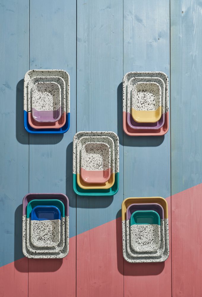 Kitchenettes - Mind-Pop Meze Plates - KAPKA ENAMELWARE