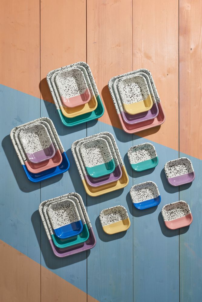 Kitchenettes - Mind-Pop Meze Plates - KAPKA ENAMELWARE