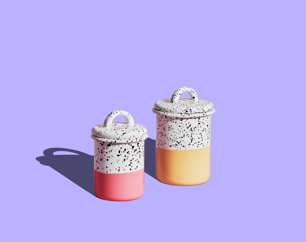 Mini-cuisines - Bocaux Mind-Pop - KAPKA ENAMELWARE