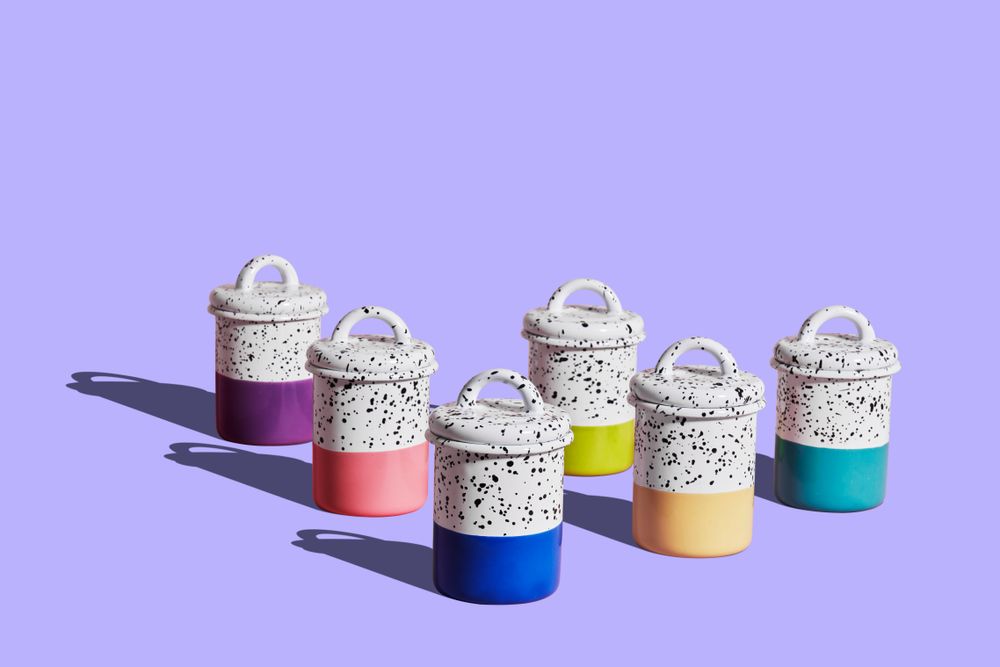 Mini-cuisines - Bocaux Mind-Pop - KAPKA ENAMELWARE