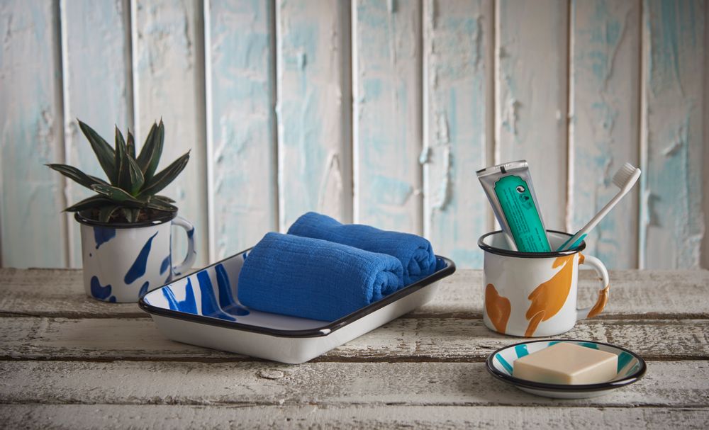 Pièces uniques - Assiettes à Meze de couleur - KAPKA ENAMELWARE