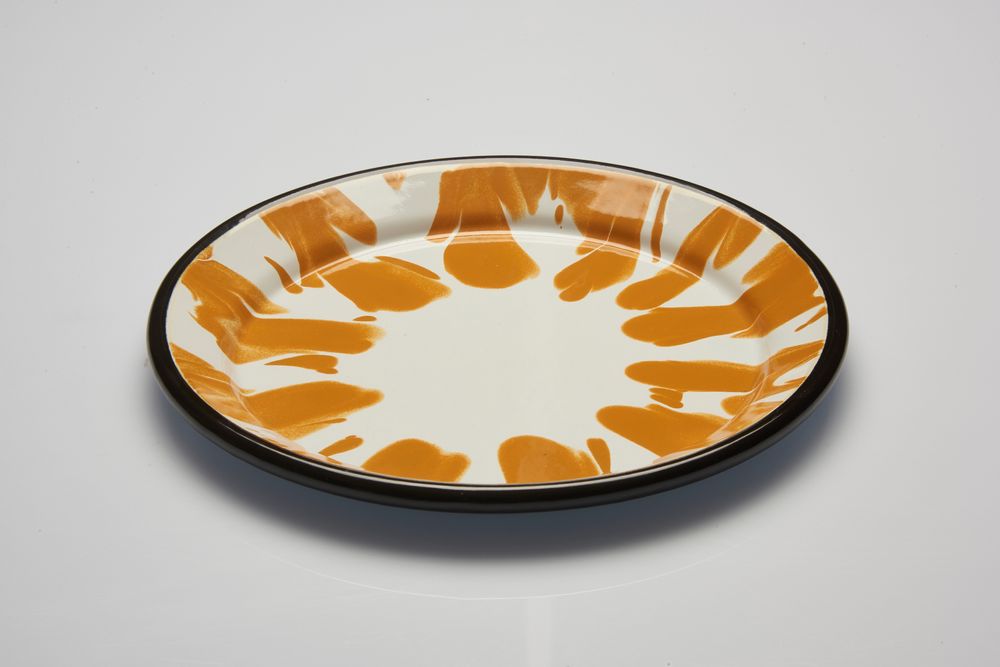 Unique pieces - A Little Color Dinner+Dessert Plates - KAPKA ENAMELWARE