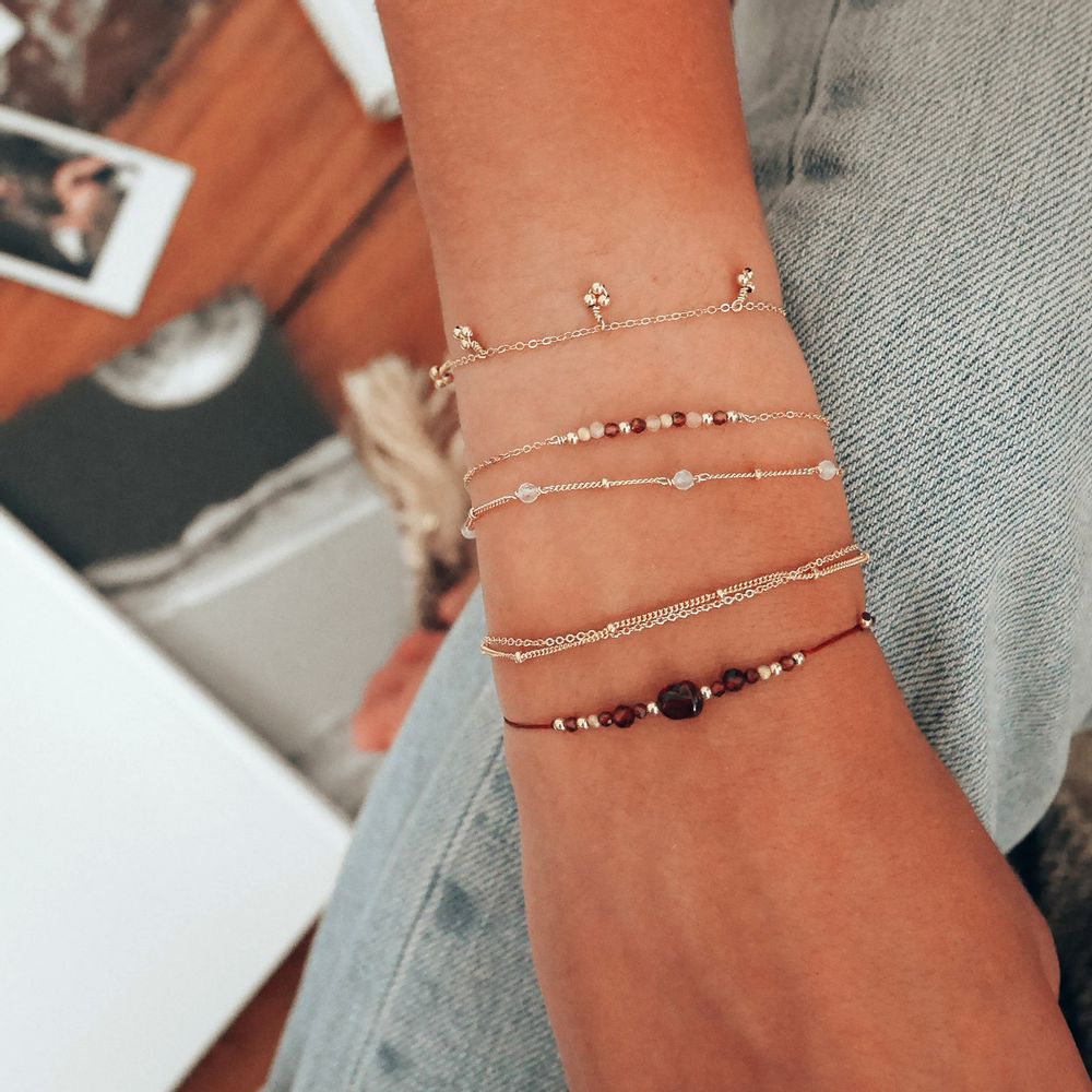Bijoux - Bracelet Satellite double - YAY PARIS