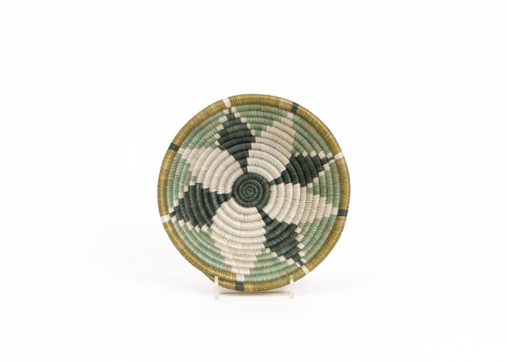 Autres décorations murales - Petit panier rond Bayou Hope 15,2 cm - ALL ACROSS AFRICA + KAZI