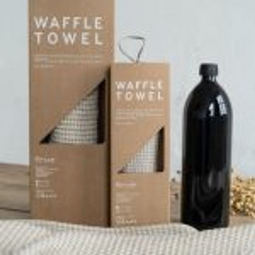 Bath towels - LINEN WAFFLE TOWELS - RIO LINDO GIFTS