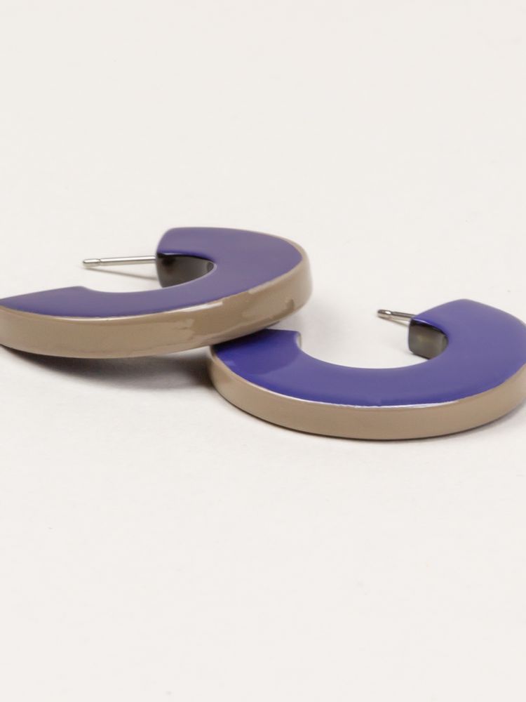 Bijoux - Two-tone lacquered earrings - L INDOCHINEUR X RIVÊT