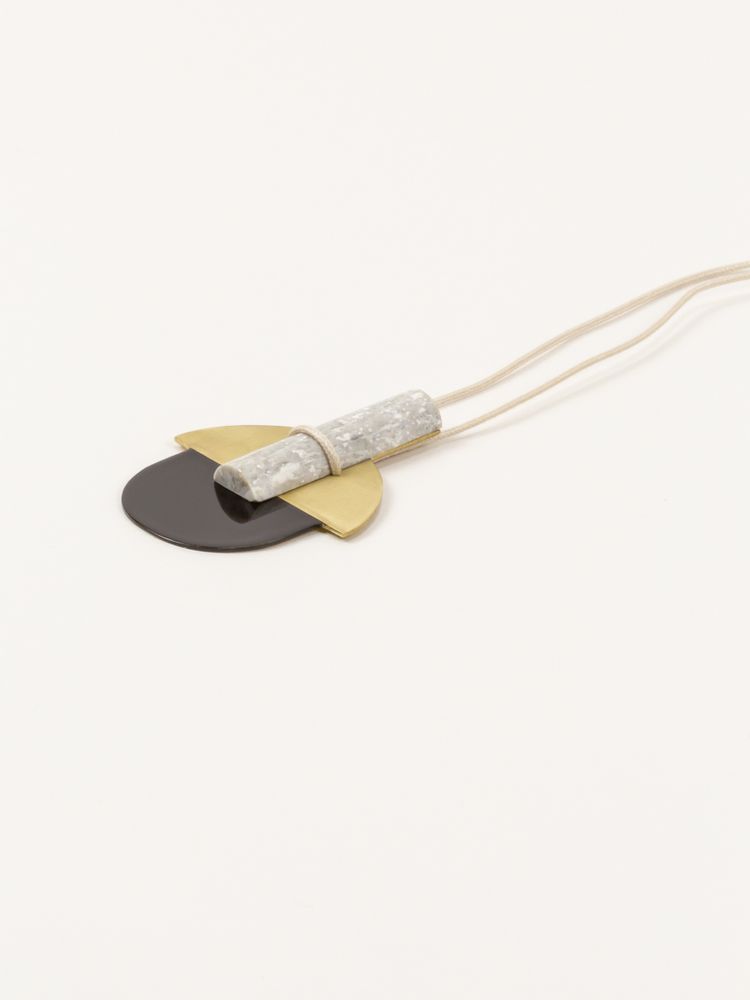 Bijoux - Brass and stone pendants - L INDOCHINEUR X RIVÊT