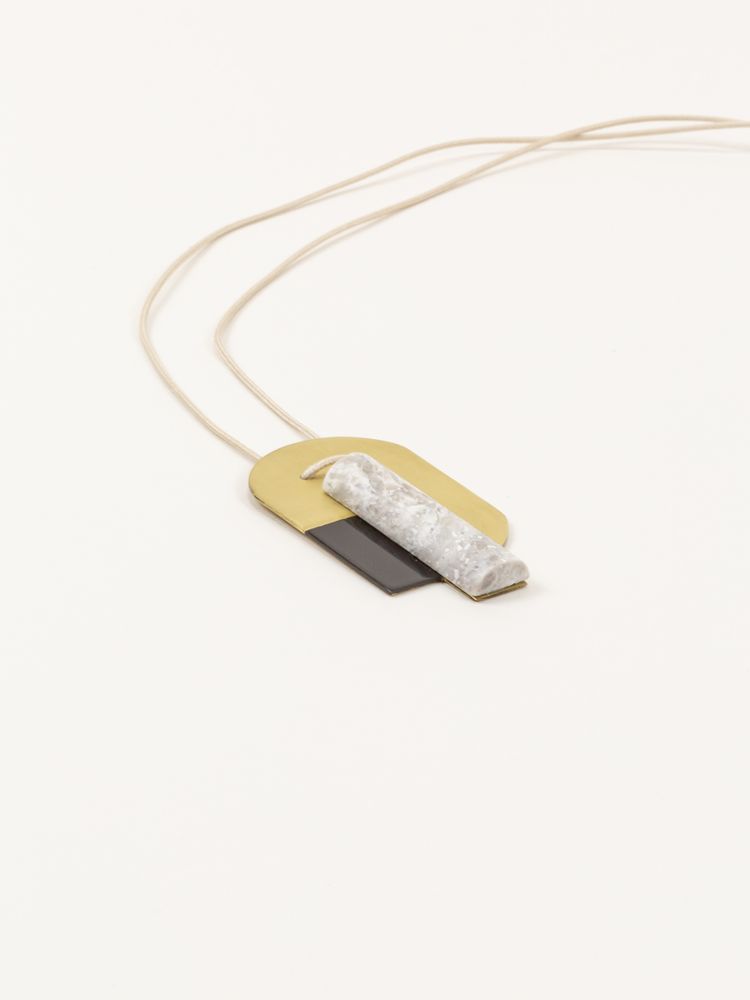 Bijoux - Brass and stone pendants - L INDOCHINEUR X RIVÊT