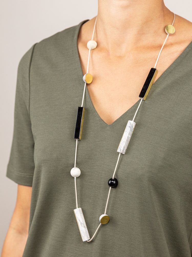 Bijoux - Brass and stone pendants - L INDOCHINEUR X RIVÊT