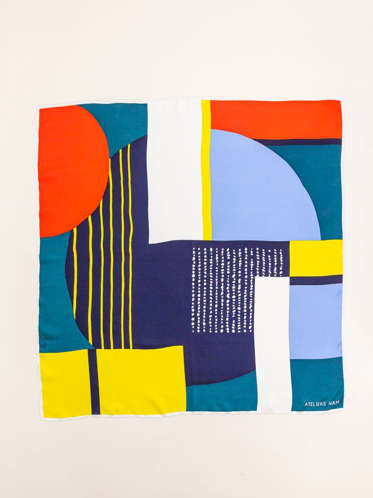Scarves - Silk Scarves - L INDOCHINEUR X RIVÊT