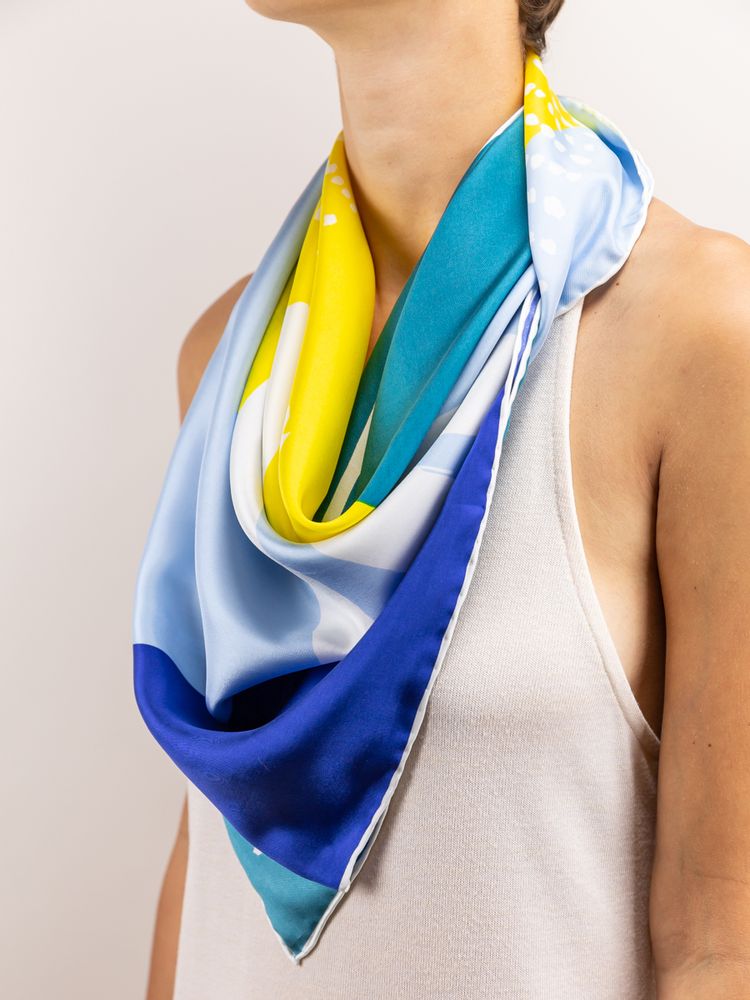 Scarves - Silk Scarves - L INDOCHINEUR X RIVÊT