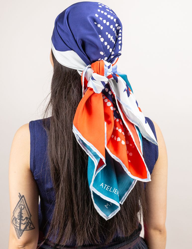 Scarves - Silk Scarves - L INDOCHINEUR X RIVÊT