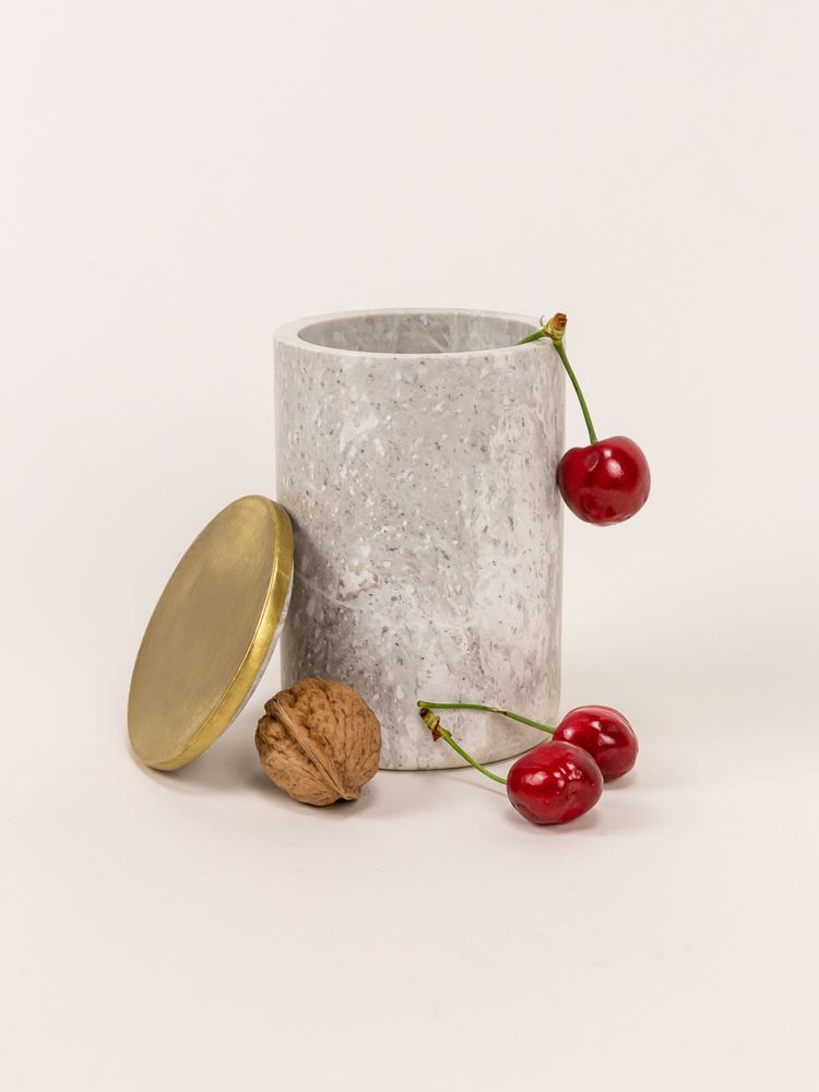 Boîtes de conservation - Round natural stone boxes - L INDOCHINEUR X RIVÊT