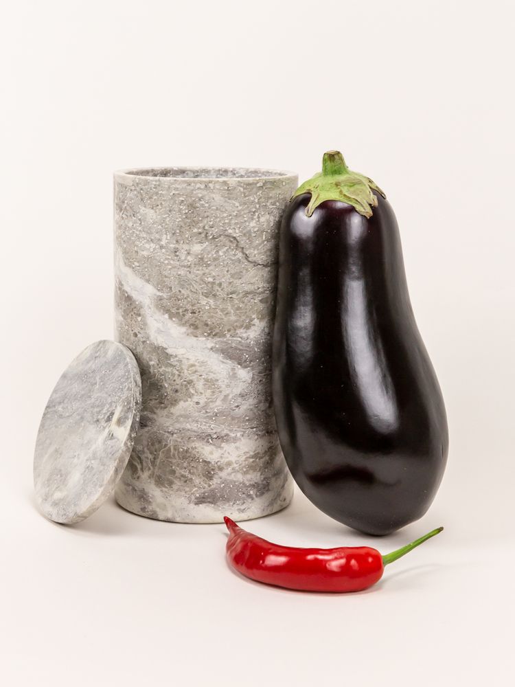 Boîtes de conservation - Round natural stone boxes - L INDOCHINEUR X RIVÊT