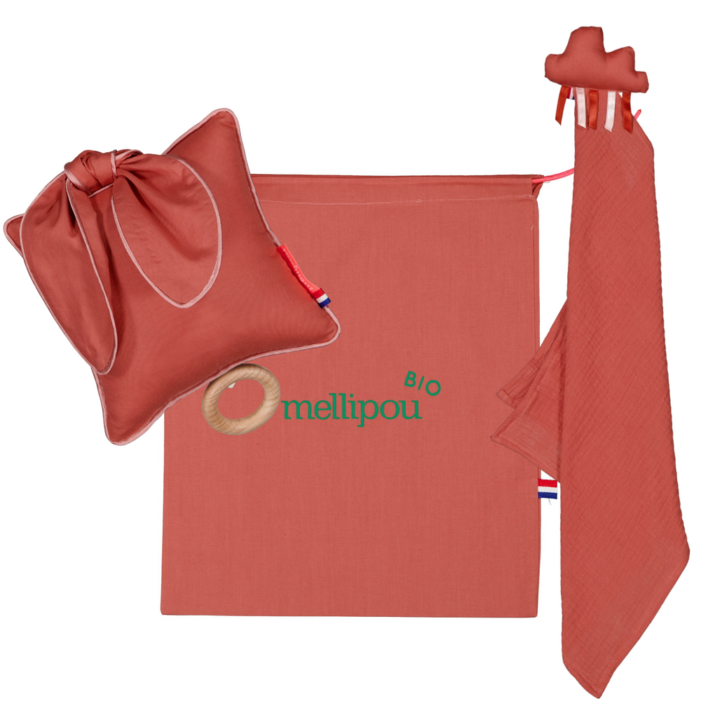 Accessoires pour puériculture - KIDSET COUSSIN ET DOUDOU MARVIN - I just called to say I love you - MELLIPOU