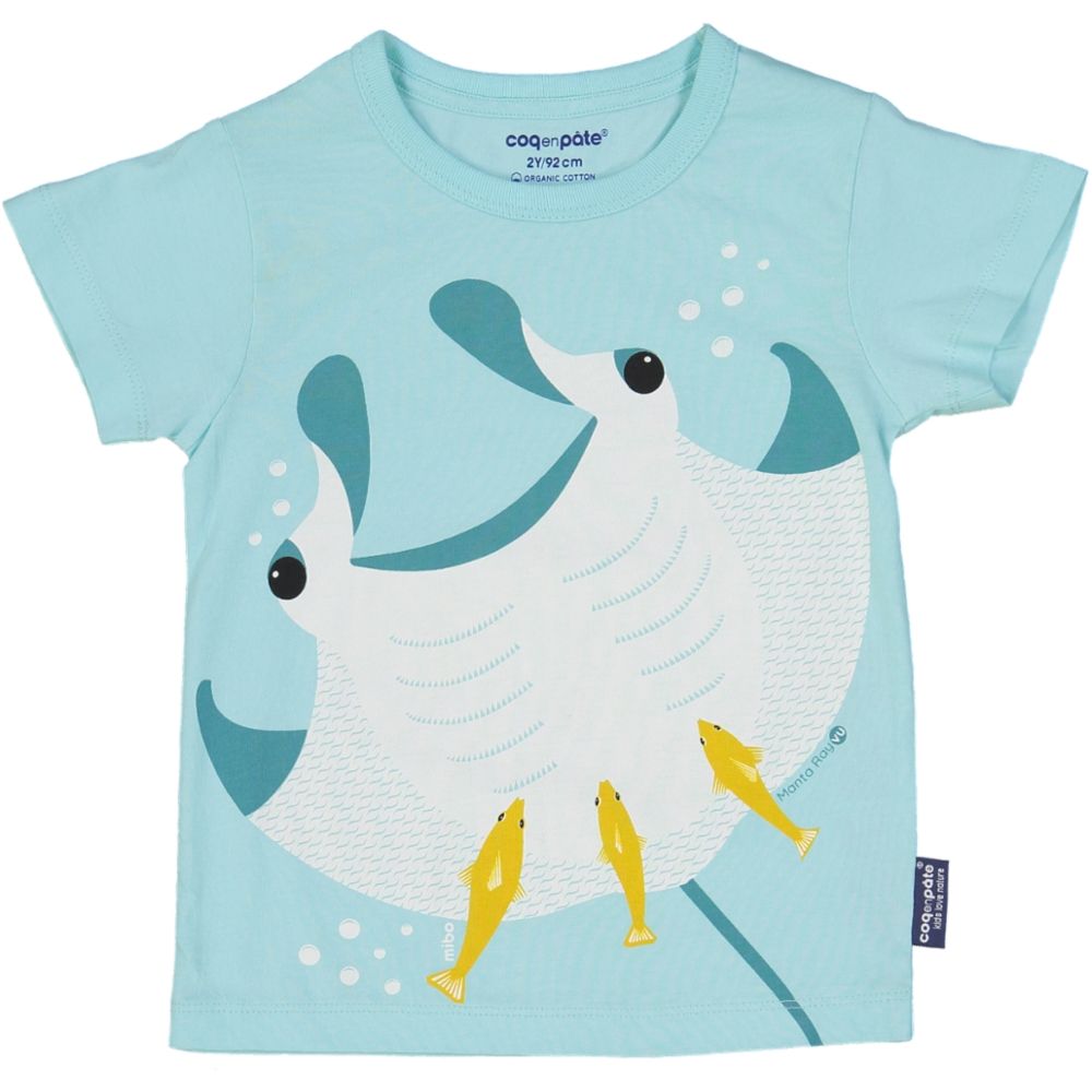 Prêt-à-porter - T shirt manches courtes Tortue imprimé recto verso  - COQ EN PATE