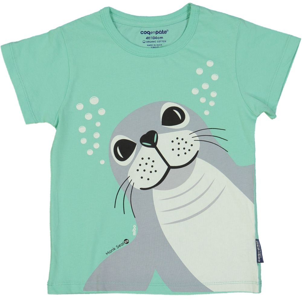 Prêt-à-porter - T shirt manches courtes Tortue imprimé recto verso  - COQ EN PATE