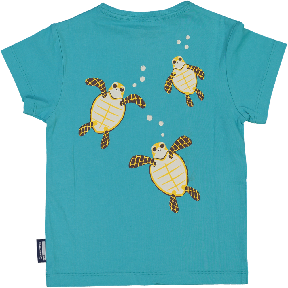 Prêt-à-porter - T shirt manches courtes Tortue imprimé recto verso  - COQ EN PATE