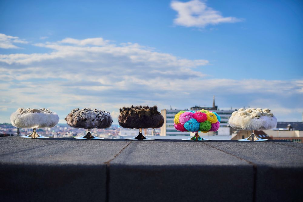 Customizable objects - Poufs trompette collection - APCOLLECTION