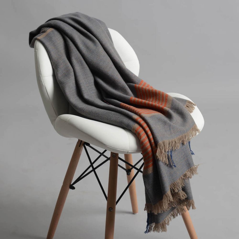 Throw blankets - Moore cashmere throw - SADHU HANDMADE NATURALS