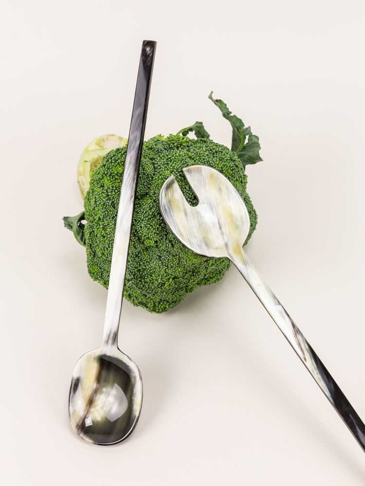 Kitchen utensils - Natural Horn Serving Cutlery - L INDOCHINEUR X RIVÊT