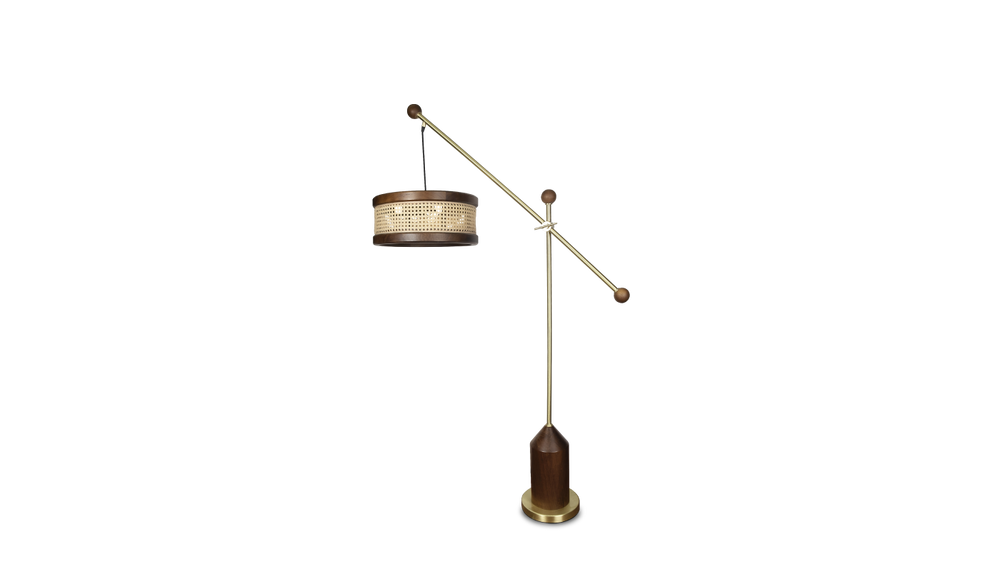 Floor lamps - Hamilton Floor Lamp - WOOD TAILORS CLUB
