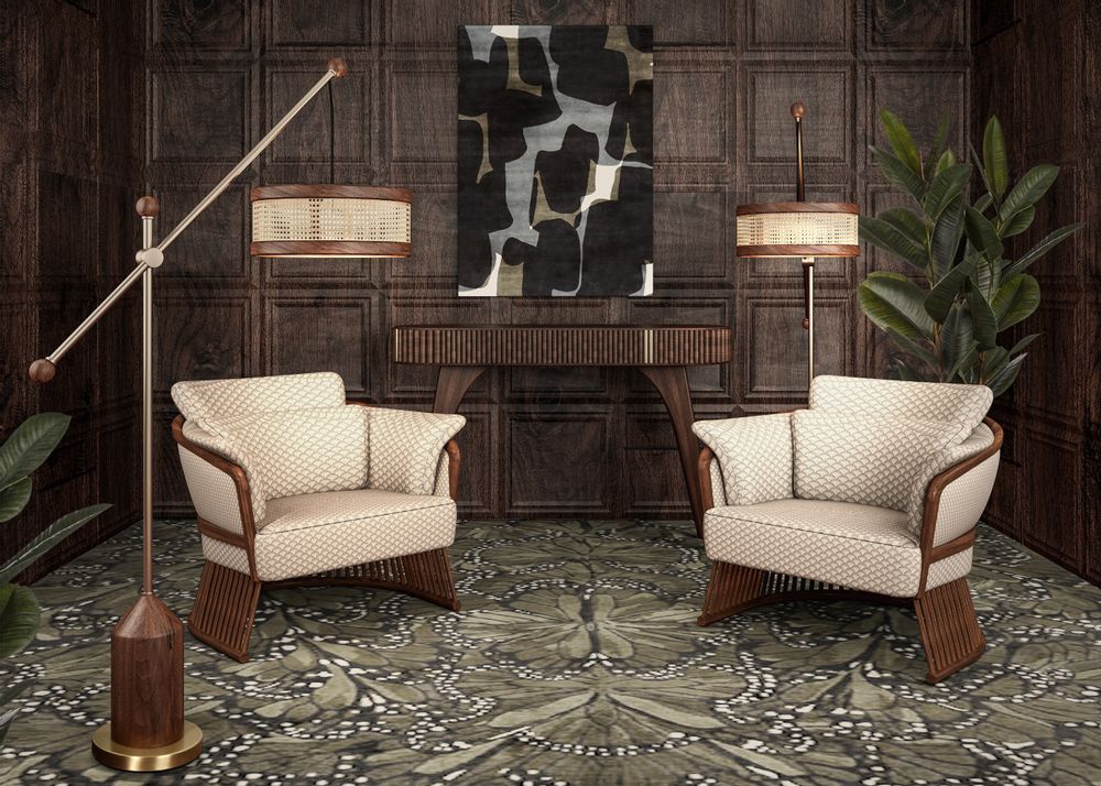 Floor lamps - Hamilton Floor Lamp - WOOD TAILORS CLUB