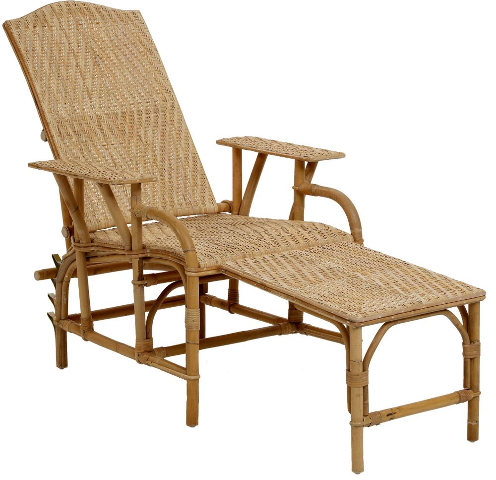 Chaises longues - Chaise longue en rotin naturel GRAND-MERE - KOK MAISON