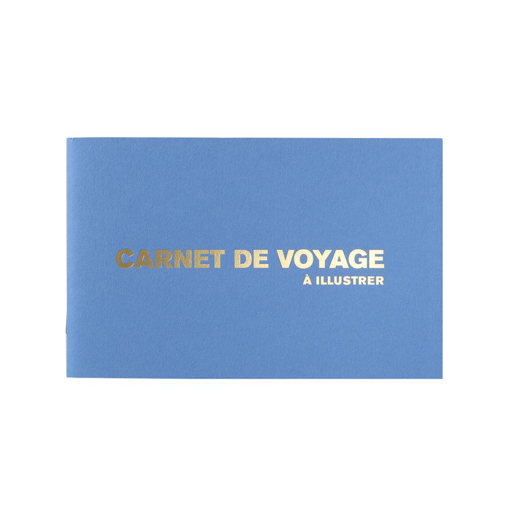 Papeterie - Carnet de Voyage à illustrer Azur - SUPEREDITIONS