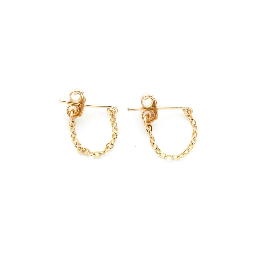 Bijoux - Boucles d'oreilles chainette - YAY PARIS